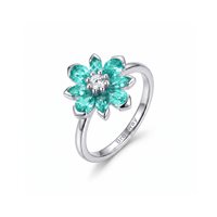 Anillo Brosway Mujer FANCY - AQUA GREEN in Plata FAG31